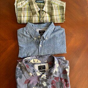 3 Quicksilver short sleeve size L
